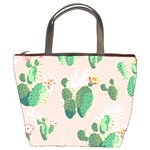 Pink Cactus flower Bucket Bag