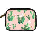 Pink Cactus flower Digital Camera Leather Case