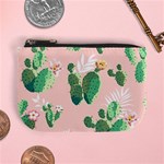 Pink Cactus flower Mini Coin Purse