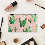 Pink Cactus flower Cosmetic Bag (Small)