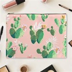 Pink Cactus flower Cosmetic Bag (XL)