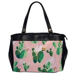 Pink Cactus flower Oversize Office Handbag