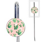 Pink Cactus flower Book Mark