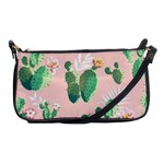 Pink Cactus flower Shoulder Clutch Bag