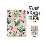 Pink Cactus flower Playing Cards 54 (Mini)