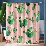 Pink Cactus flower Shower Curtain 60  x 72  (Medium)