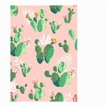 Pink Cactus flower Small Garden Flag (Two Sides)