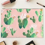 Pink Cactus flower Cosmetic Bag (XXL)