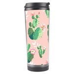 Pink Cactus flower Travel Tumbler