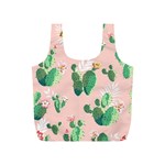 Pink Cactus flower Full Print Recycle Bag (S)