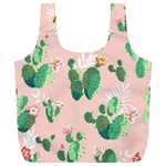 Pink Cactus flower Full Print Recycle Bag (XL)