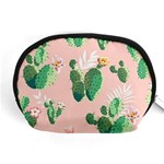 Pink Cactus flower Accessory Pouch (Medium)