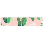 Pink Cactus flower Small Flano Scarf