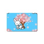 floral bunnies Magnet (Name Card)