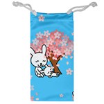 floral bunnies Jewelry Bag