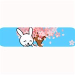 floral bunnies Large Bar Mat