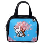 floral bunnies Classic Handbag (One Side)