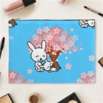 floral bunnies Cosmetic Bag (XL)