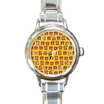 kids-toys128a Round Italian Charm Watch