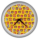 kids-toys128a Wall Clock (Silver)