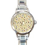 kids-toys040a Round Italian Charm Watch