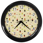 kids-toys040a Wall Clock (Black)