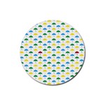 kids-toys036a Rubber Coaster (Round)