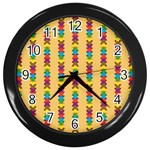 kids-toys012b Wall Clock (Black)