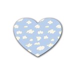 kids-toys022a Rubber Heart Coaster (4 pack)