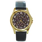 kids-toys031a Round Gold Metal Watch