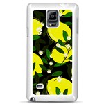 black lemons Samsung Galaxy Note 4 Case (White)