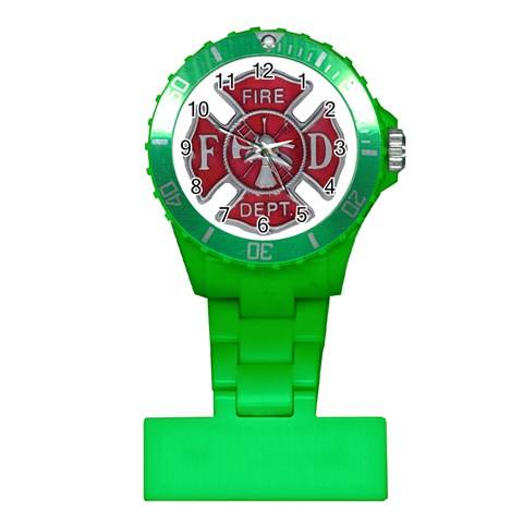 Red Fire Department Cross Plastic Nurses Watch from ArtsNow.com Front