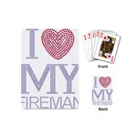 I Love My Fireman Playing Cards (Mini)