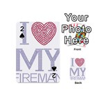 I Love My Fireman Playing Cards 54 (Mini)