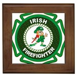 Irish Firefighter Framed Tile