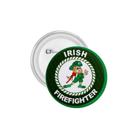 Irish Firefighter 1.75  Button from ArtsNow.com Front