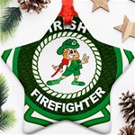 Irish Firefighter Ornament (Star)