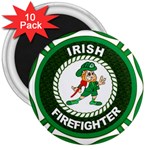 Irish Firefighter 3  Magnet (10 pack)