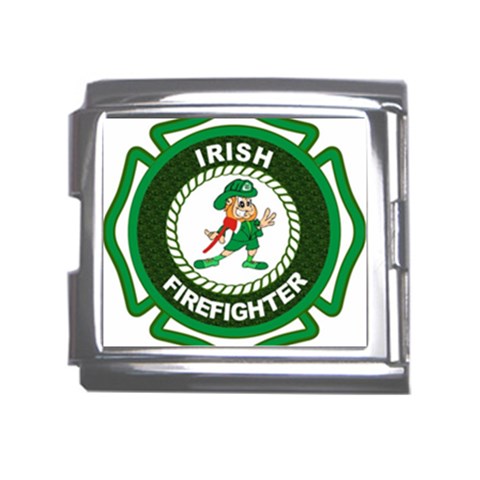 Irish Firefighter Mega Link Italian Charm (18mm) from ArtsNow.com Front