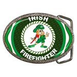 Irish Firefighter Belt Buckle