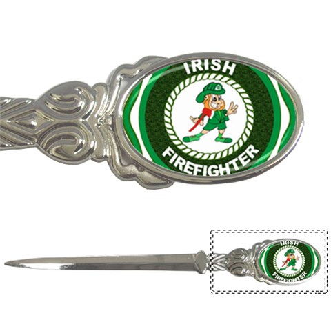 Irish Firefighter Letter Opener from ArtsNow.com Front