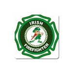 Irish Firefighter Magnet (Square)