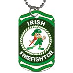 Irish Firefighter Dog Tag (One Side)