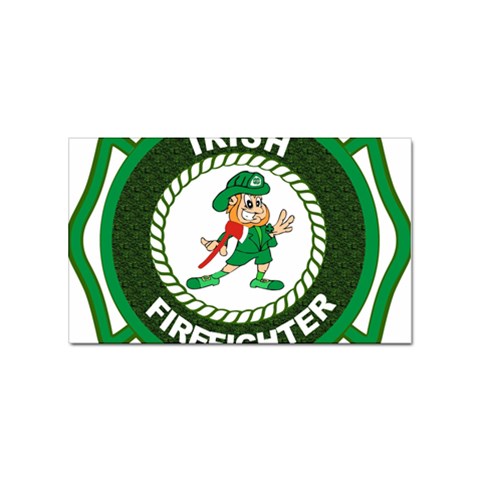 Irish Firefighter Sticker Rectangular (100 pack) from ArtsNow.com Front