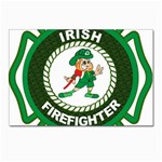 Irish Firefighter Postcard 4  x 6 