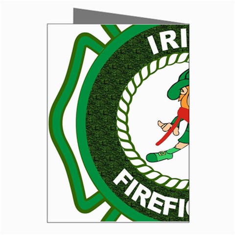 Irish Firefighter Greeting Card from ArtsNow.com Right