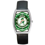 Irish Firefighter Barrel Style Metal Watch