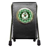 Irish Firefighter Pen Holder Desk Clock