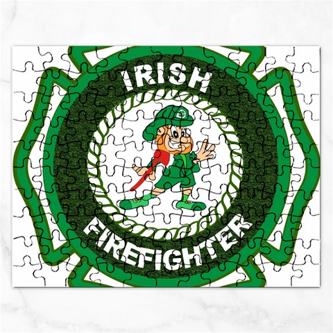 Irish Firefighter Jigsaw Puzzle (Rectangular) from ArtsNow.com Front