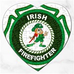 Irish Firefighter Jigsaw Puzzle (Heart)